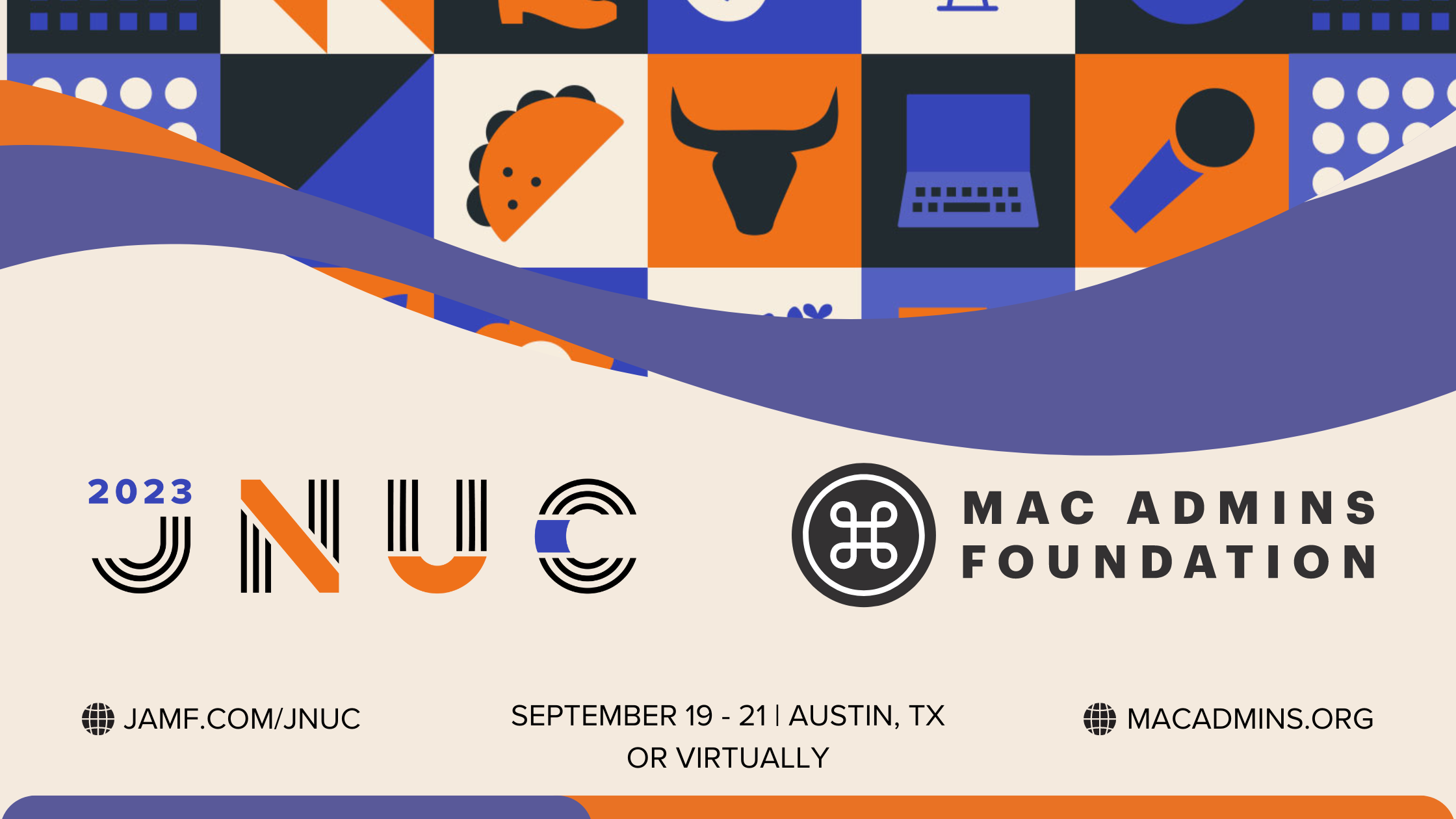 Mac Admins Foundation at JNUC 2023 banner